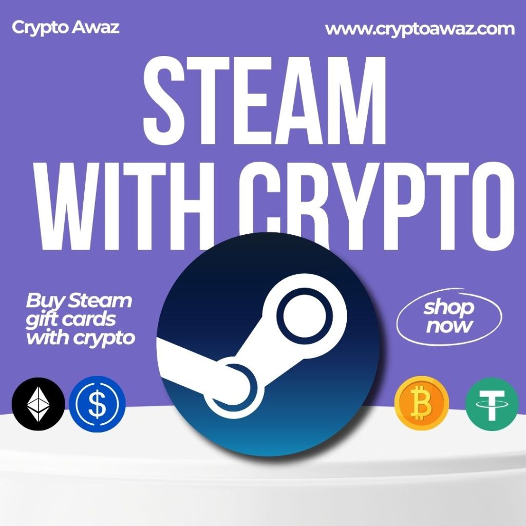 Buy Steam Gift Cards with Crypto