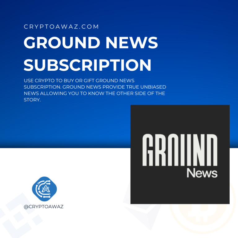 Buy or Gift Ground News Subscription with Crypto