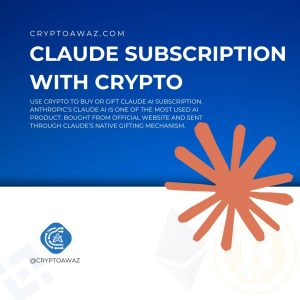 Buy Claude AI subscription through Crypto