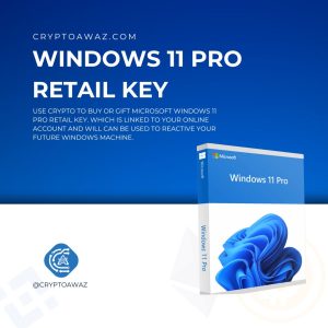 Buy Windows 11 Pro Retail Key with Crypto